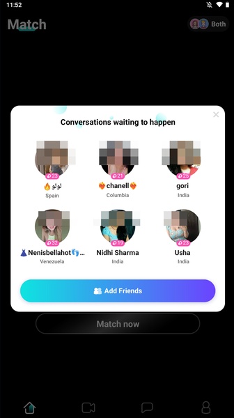 Hooya - video chat & live call Screenshot 1