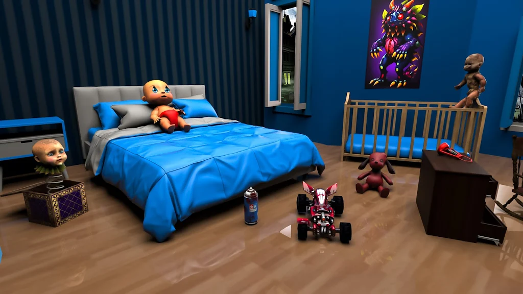 Scary Baby: Haunted House Game Capture d'écran 0