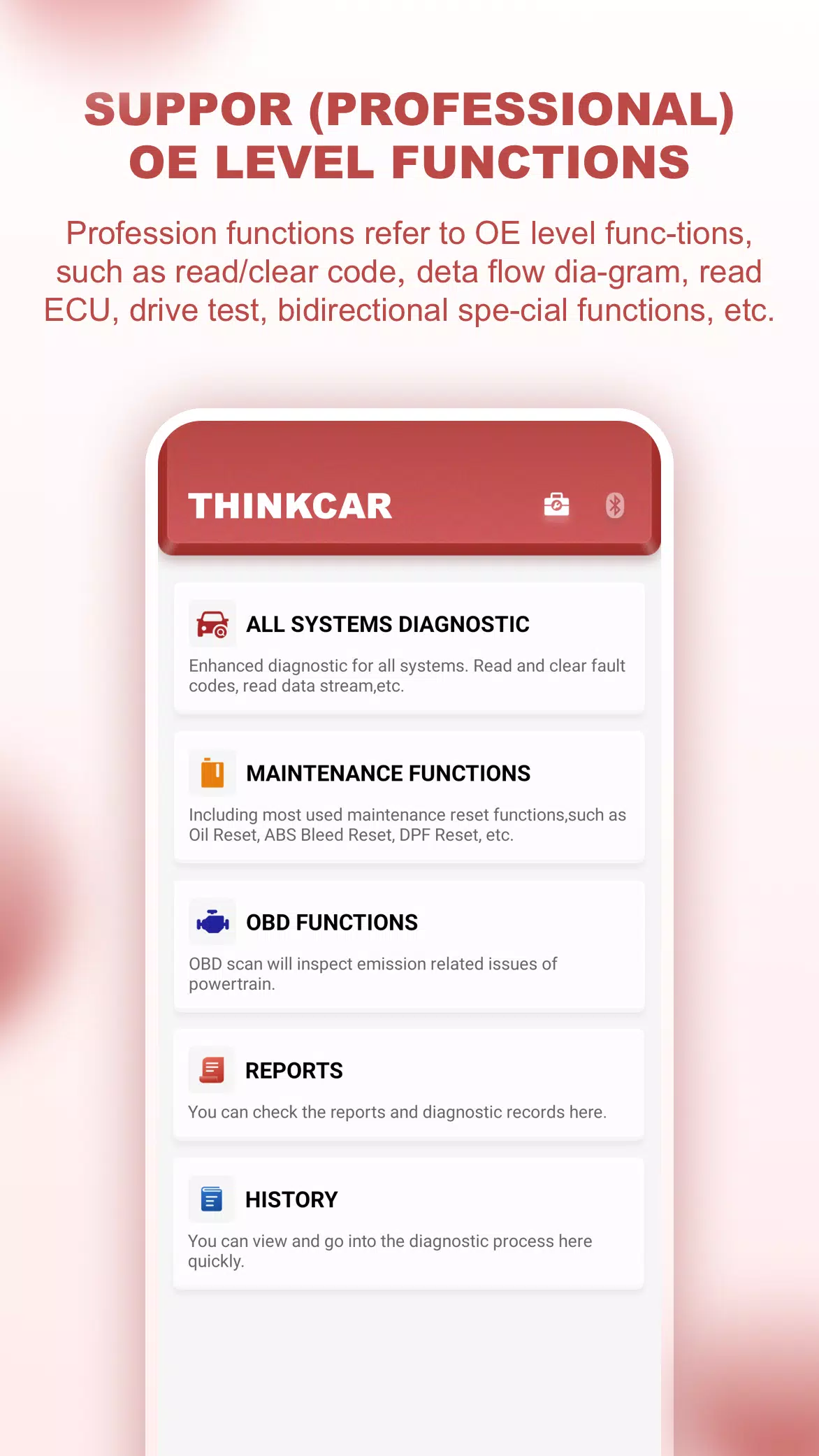 ThinkCar pro Capture d'écran 0