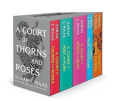 Un cofano di paperback di Thorns and Roses