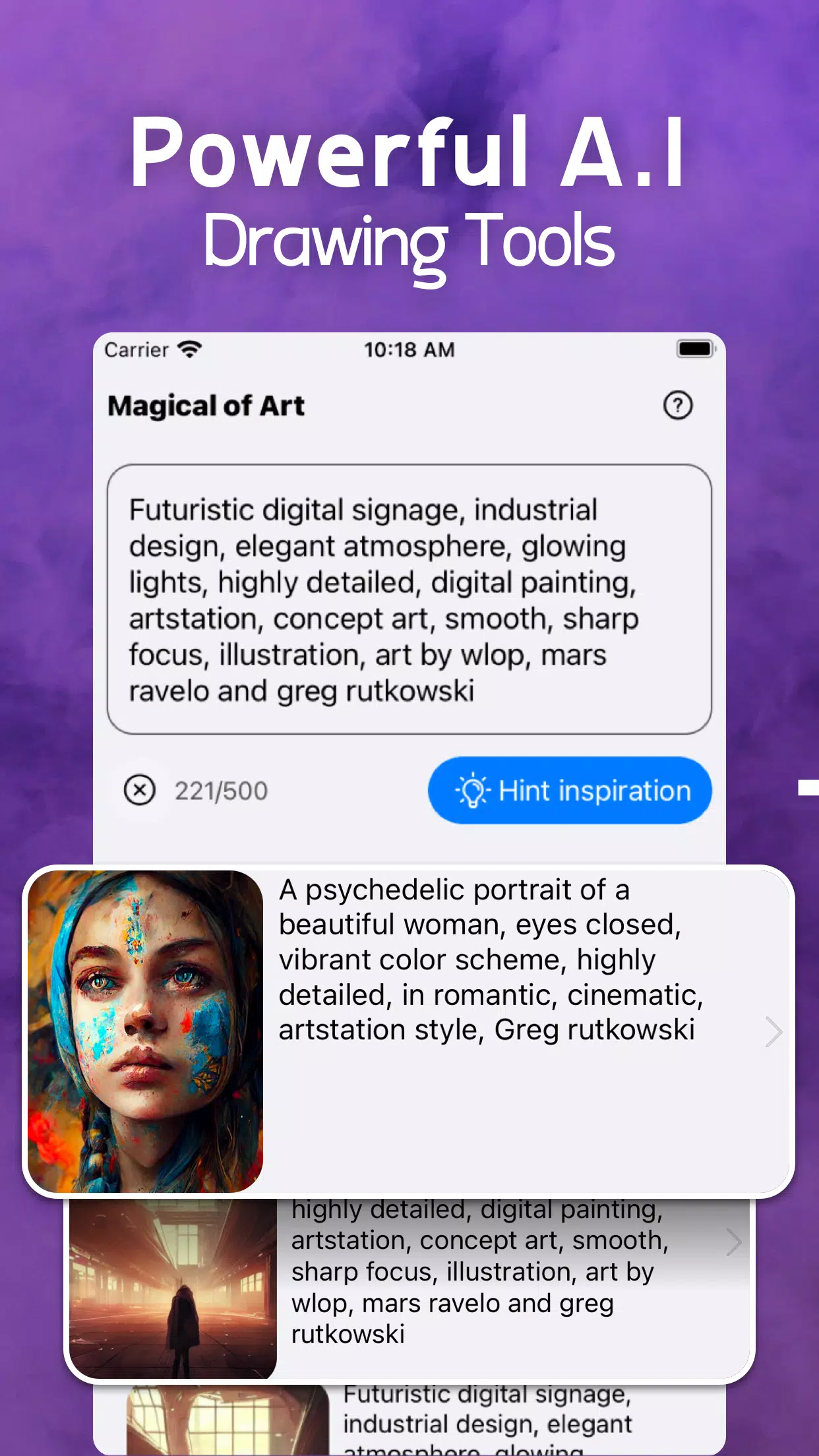 AI Generated Art Generator 螢幕截圖 1