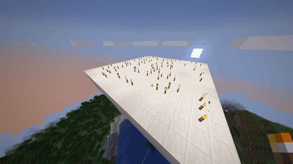Minecraft တွင် Mof SPAWNER ၏ထိပ်တွင်မီးခိုးများ