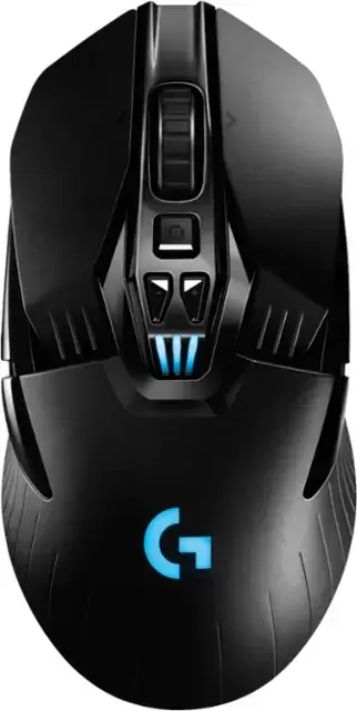 Logitech - G903 LightSpeed draadloze optische gaming ambidextere muis met RGB -verlichting - draadloos - zwart