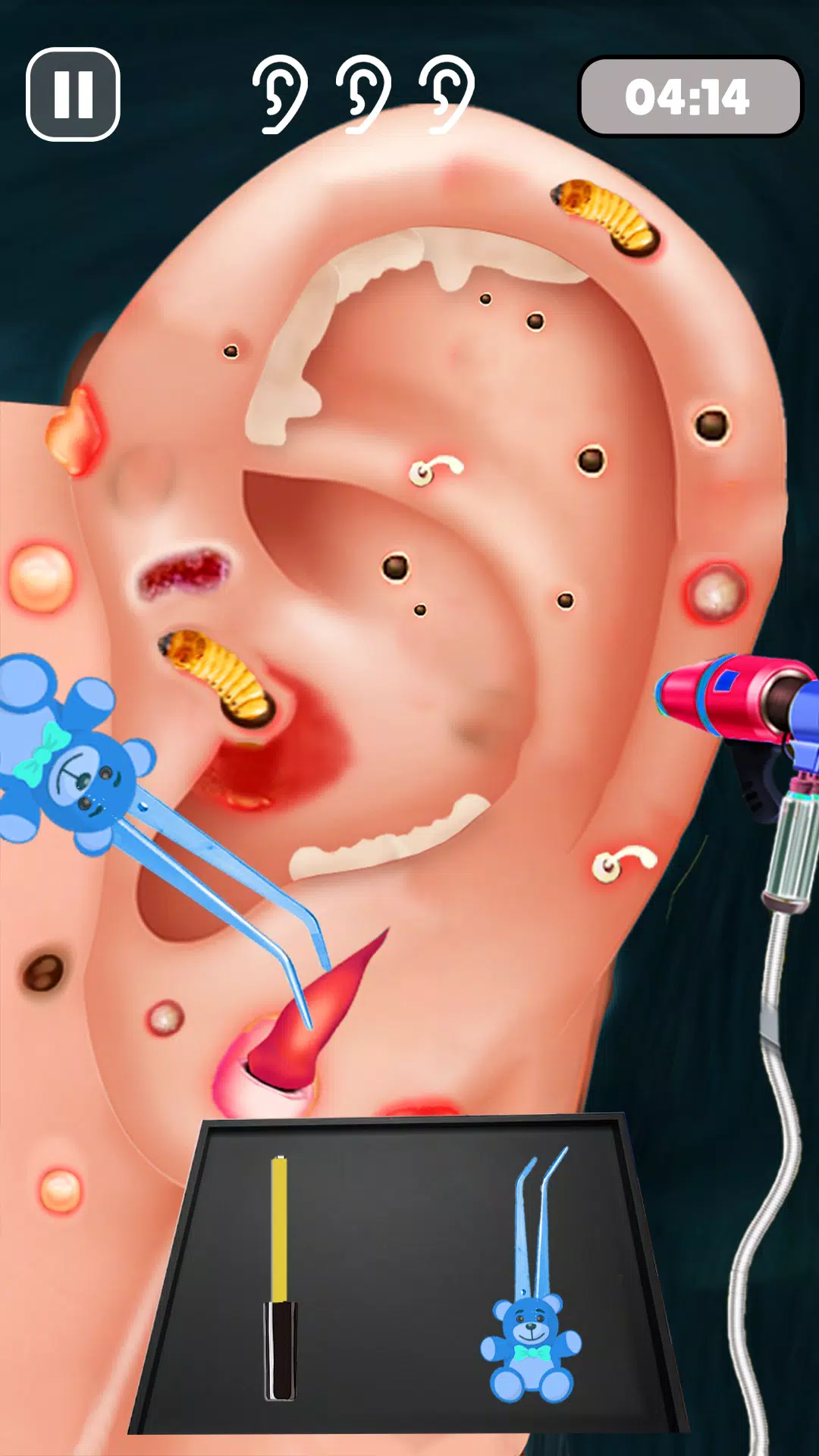 Ear Salon ASMR Doctor Game Captura de pantalla 1