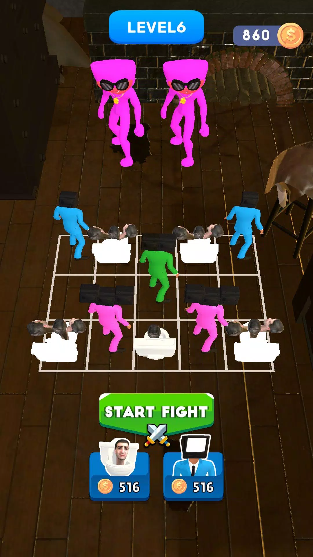 Skibydy Toilet Merge Monsters Zrzut ekranu 1