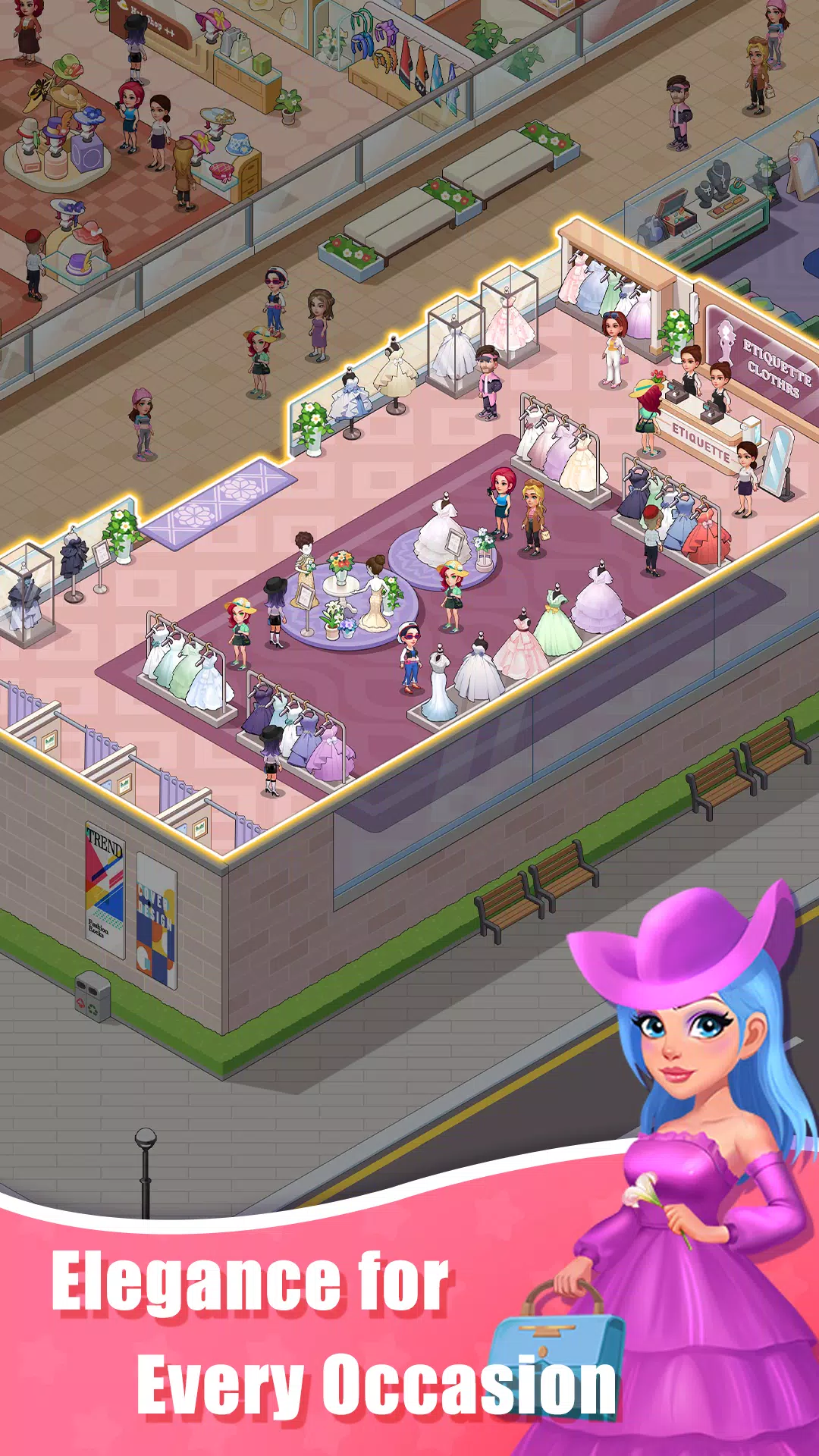 Idle Shopping Mall - Tycoon Capture d'écran 3