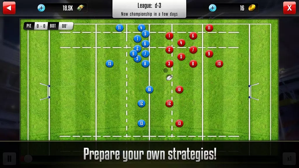 Rugby Manager ภาพหน้าจอ 2