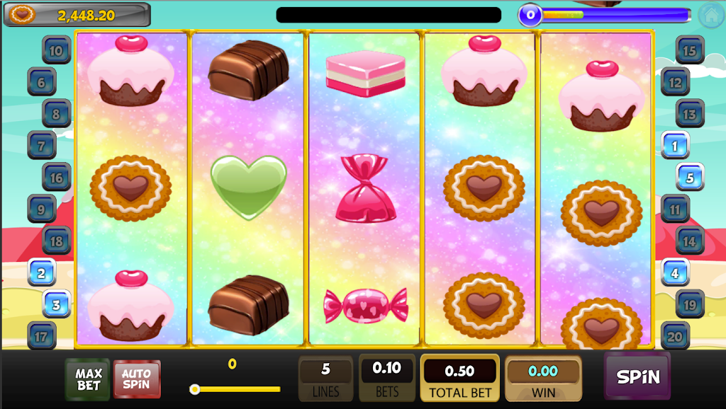 Candy Sweet Slot machine应用截图第3张