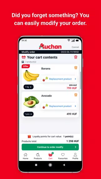 Auchan Online Áruház Screenshot 3