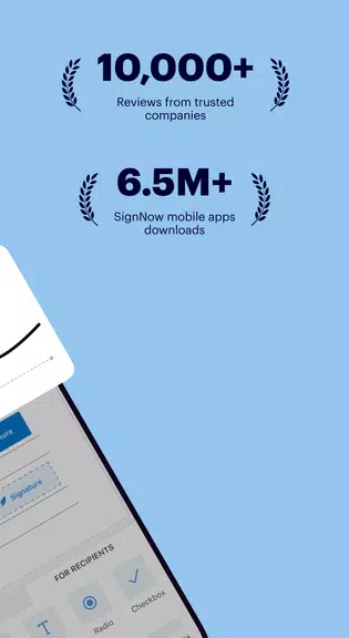 signNow: Sign & Fill PDF Docs 스크린샷 1