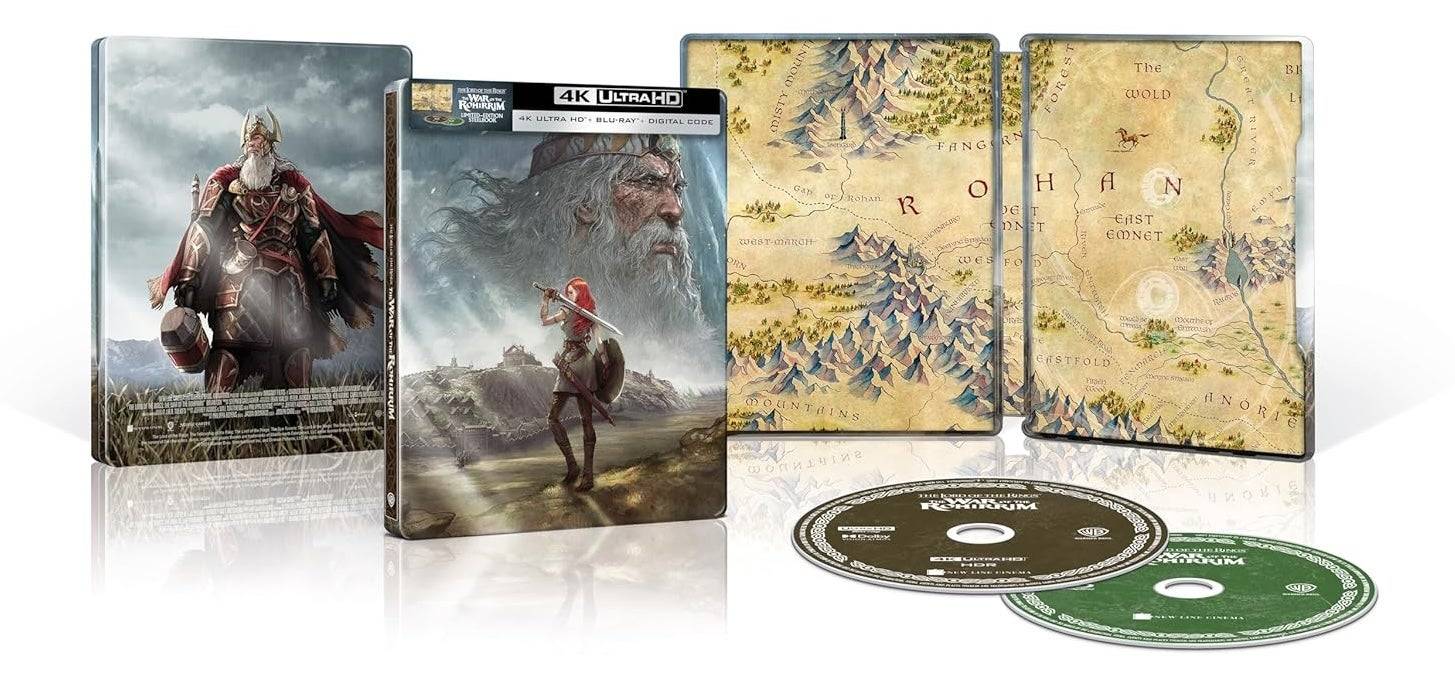 ကွင်းများယေဟောဝါ, Rohirrim ၏စစ်ပွဲ - သံမဏိစာအုပ် (4K UHD + Digital)