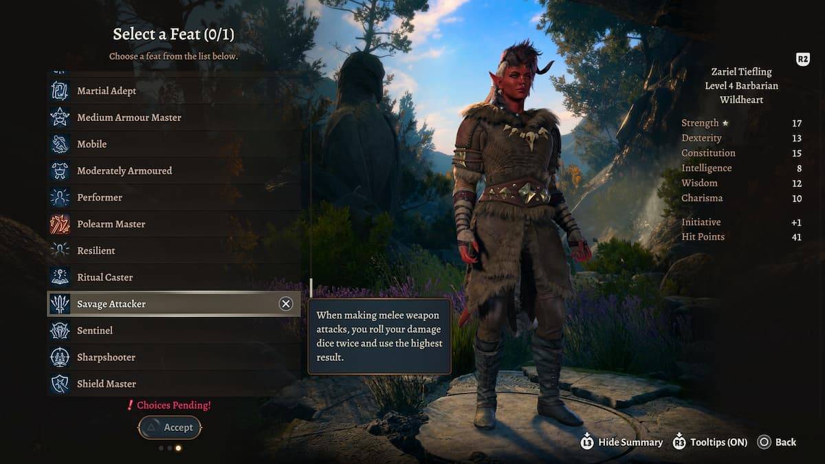 An image showcasing the Savage Attacker feat in Baldur's Gate 3.