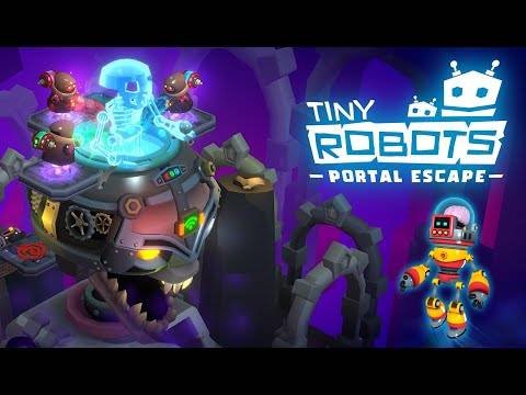 အလွန်သေးငယ်သောစက်ရုပ်များ - Portal Escape Gameplay စခရင်ရိုက်ကူးမှု