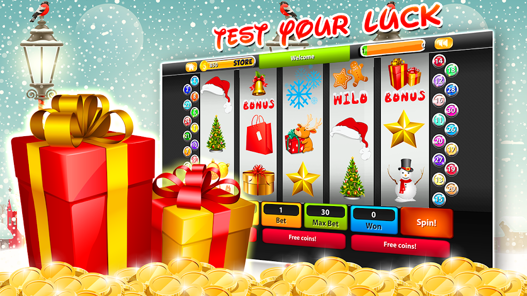 Christmas Slots Casino Capture d'écran 0