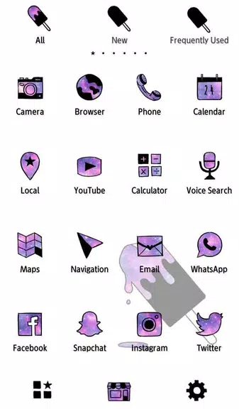 Popsicle Galaxy Theme应用截图第2张