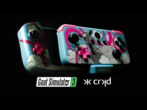CRKD x Goat Simulator Special Edition Controller Launches for Switch and Mobile