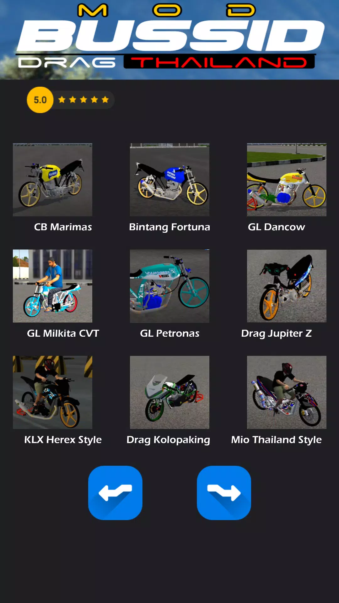 Mod Bussid Drag Thailand Скриншот 2
