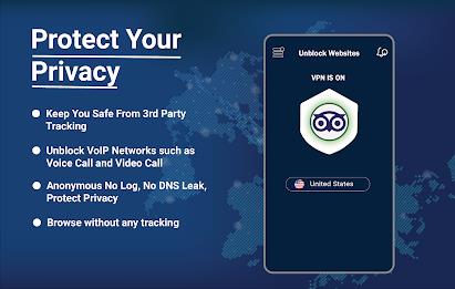 Secure VPN Proxy Server Site Ảnh chụp màn hình 3