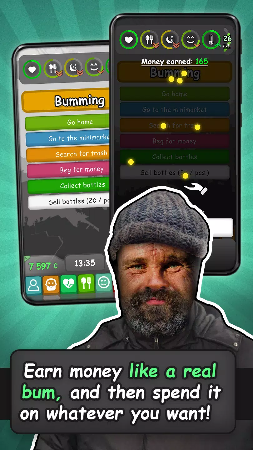 Homeless: Life Simulator Скриншот 0