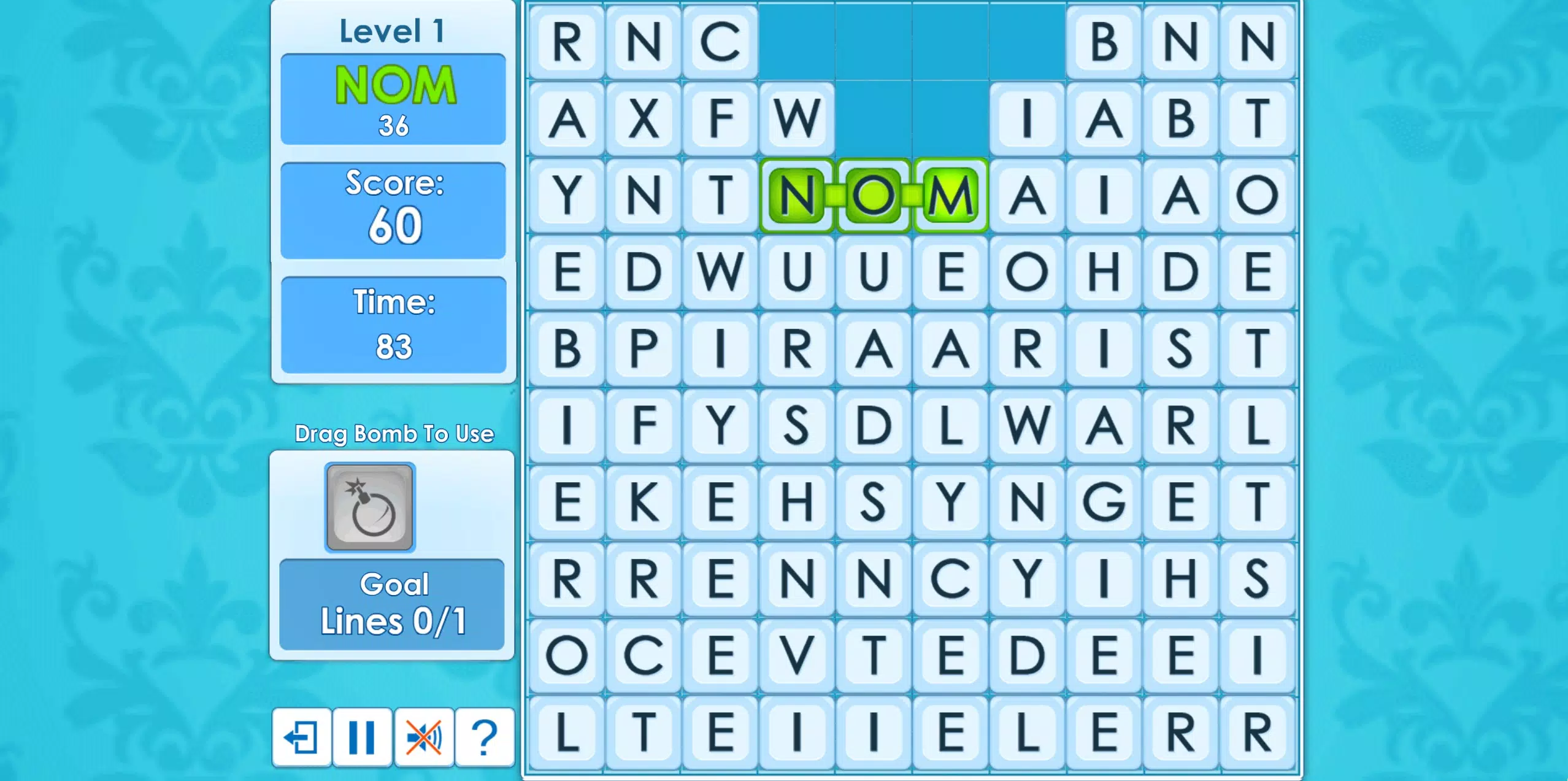 Classic Word Wipe Captura de pantalla 3