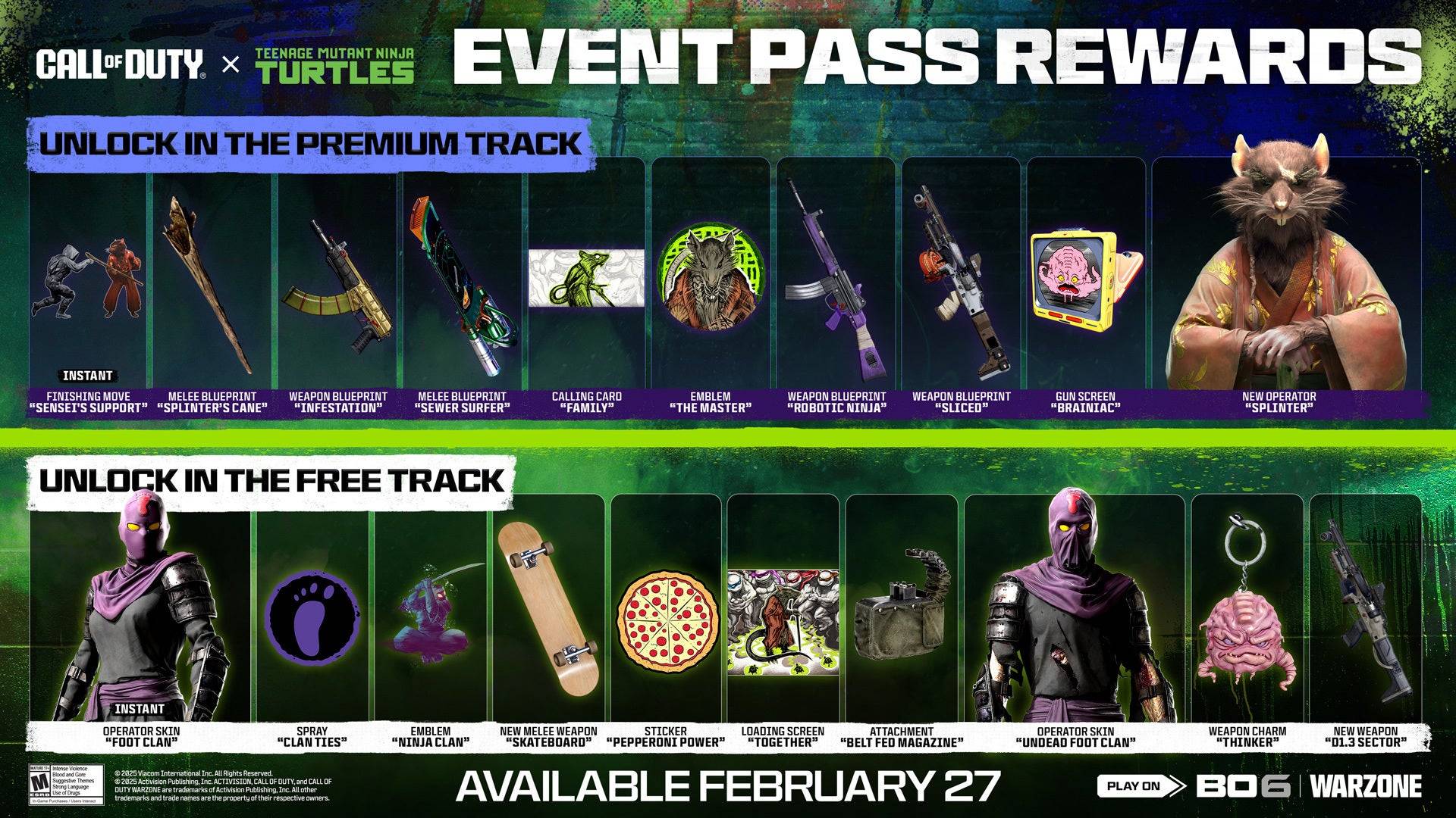 使命召唤 TMNT 活动通行证