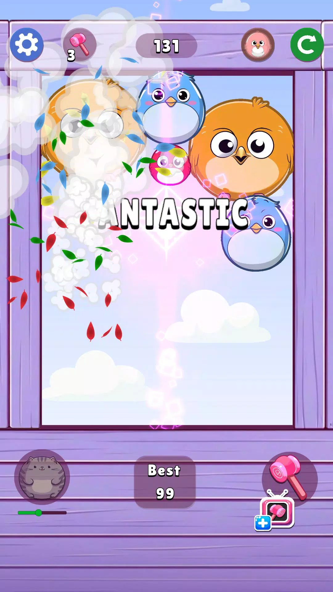 Melon Birds Throw 螢幕截圖 2