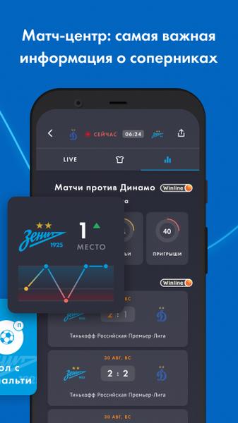 Футбольный Клуб «Зенит» 螢幕截圖 2