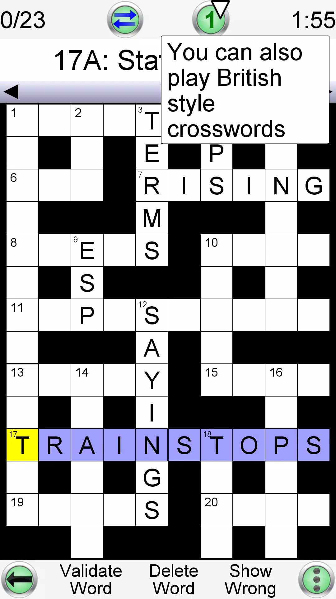 Arrow Crossword Captura de pantalla 1
