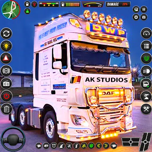 Cargo Truck Driving Euro Truck 螢幕截圖 0