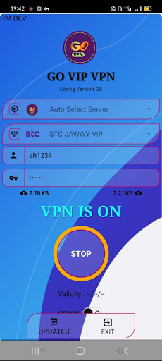 GO VIP VPN Tangkapan skrin 1