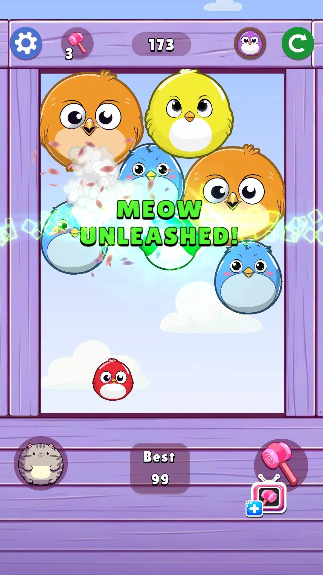 Melon Birds Throw 螢幕截圖 3