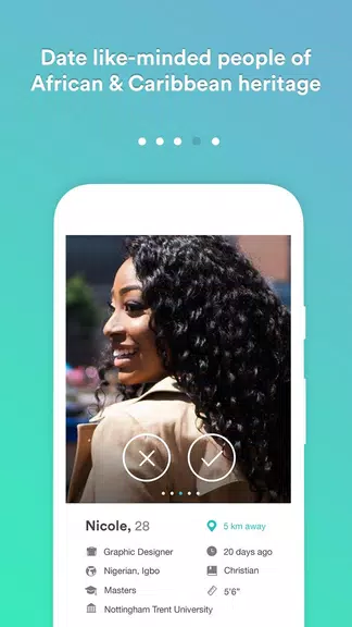 Africlick - African Black Dating & Networking App 스크린샷 1
