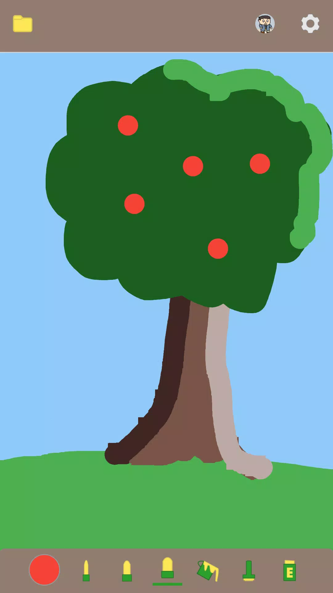 pintura a dedo Captura de tela 0