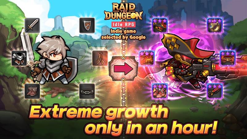 Raid the Dungeon : Idle RPG Capture d'écran 2
