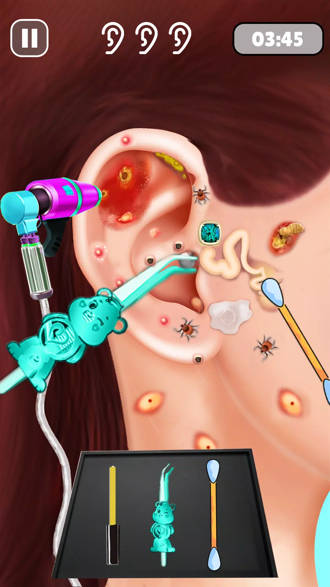 Ear Salon ASMR Doctor Game Captura de pantalla 0