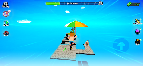 Blocky Bike Master Captura de tela 1