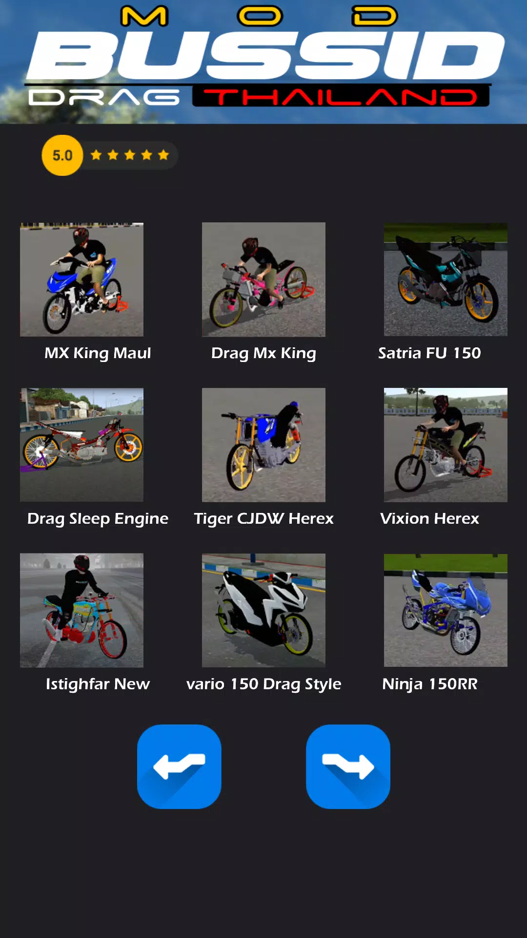 Mod Bussid Drag Thailand Скриншот 3