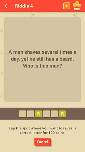 Riddle Me - A Game of Riddles Скриншот 3