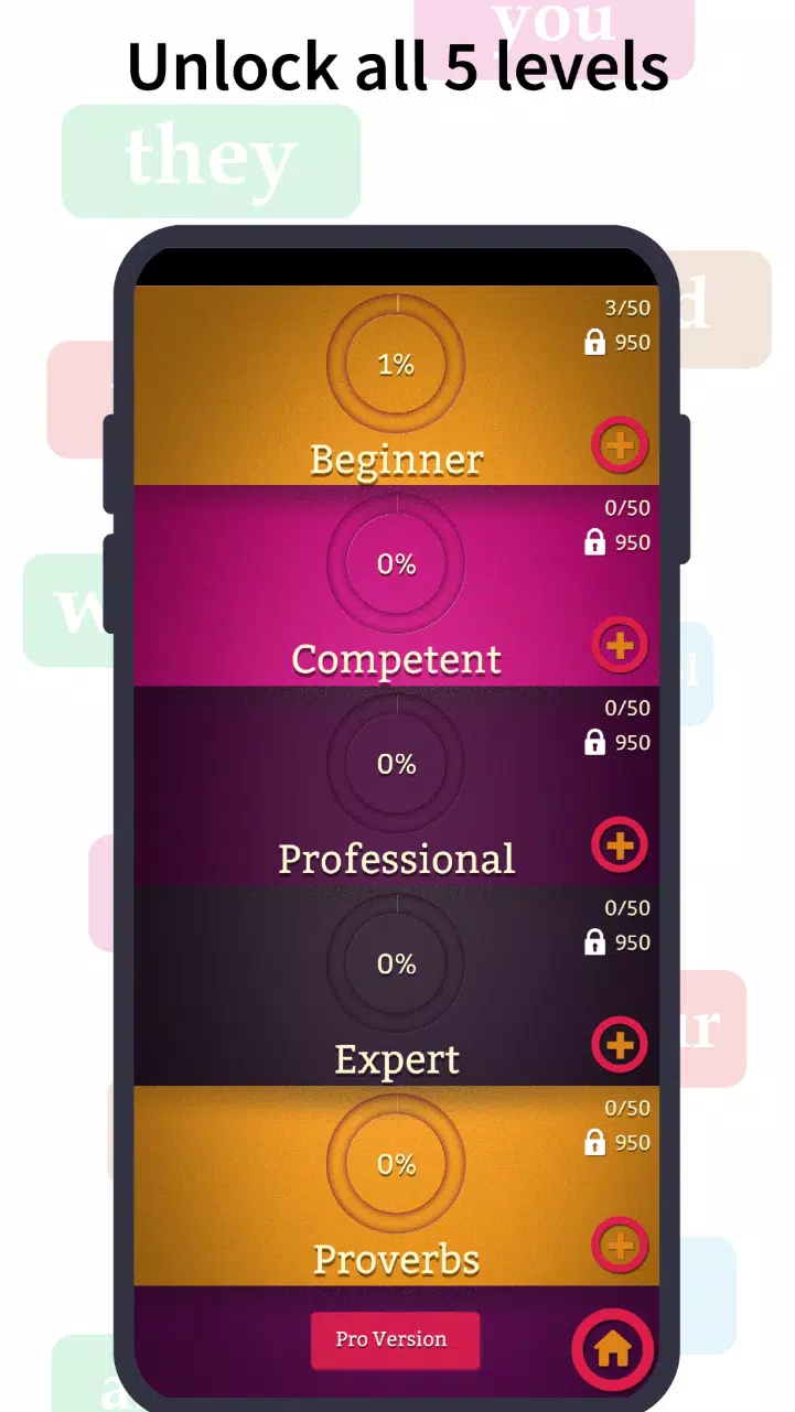 Learn English Sentence Master 螢幕截圖 2