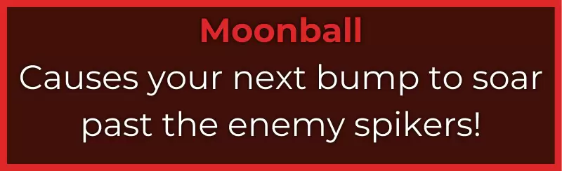 Kakayahang Moonball mula sa Haikyuu Legends