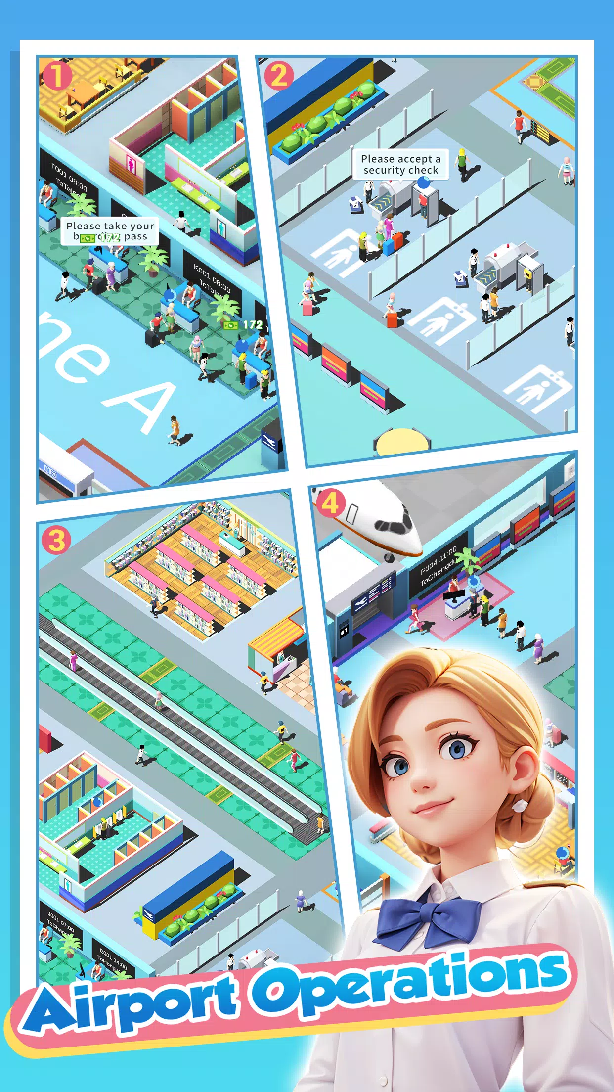 Happy Airport:Simulator Screenshot 3