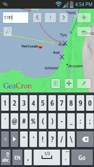 GeaCron History Maps Capture d'écran 1
