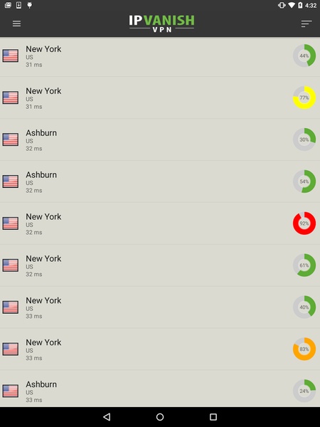 IPVanish: VPN Location Changer应用截图第3张