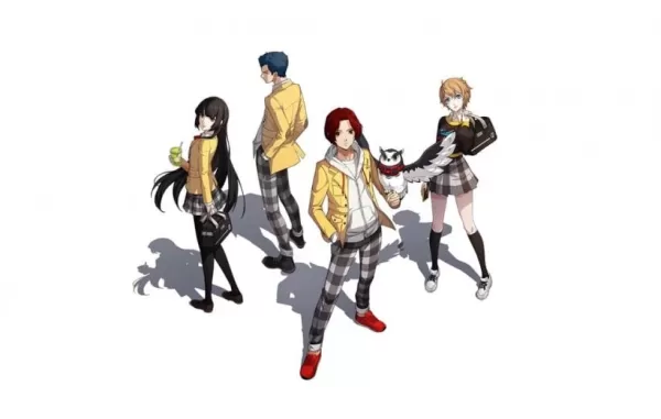 Persona 5 မှကျောင်းသားများ၏ပုံ - Phantom X သည်အဝါရောင် Canary Jackets ကို 0 တ်ဆင်ထားသည်