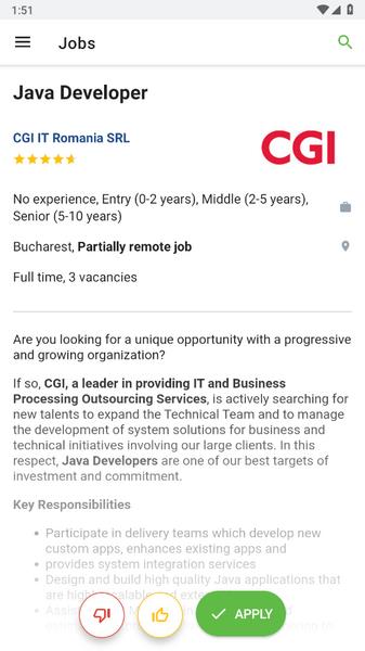 BestJobs 螢幕截圖 1