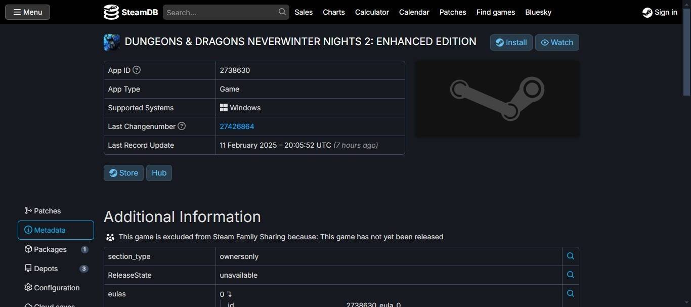 Neverwinter Nights的Steam數據庫條目2增強版