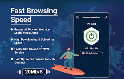 Secure VPN Proxy Server Site Ảnh chụp màn hình 1