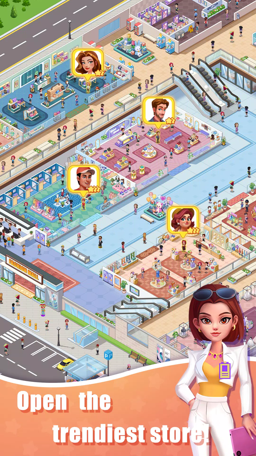 Idle Shopping Mall - Tycoon Capture d'écran 0