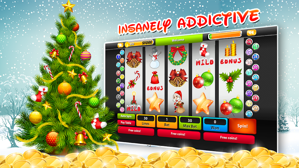 Christmas Slots Casino Capture d'écran 1