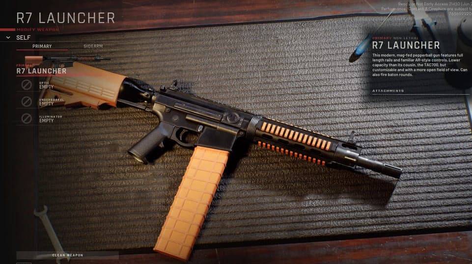 準備或沒有R7發射器